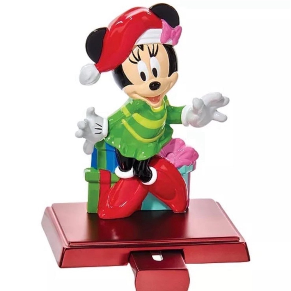 kurt adler x disney • minnie mouse christmas stocking hook / holder